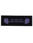 Bar Mat #1 - Black & Purple