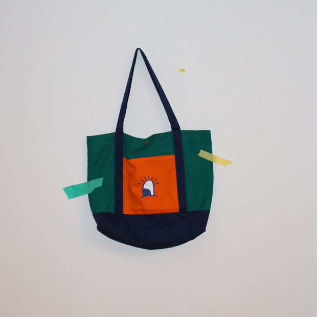 Bolsa_Tote Bag Azul All Eyes