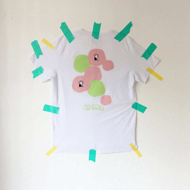 Camiseta Pilar All Eyes Branca Bubbles