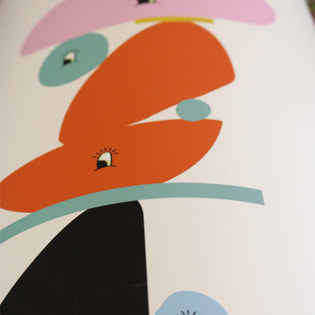 Print Fine Art - All Eyes Mess