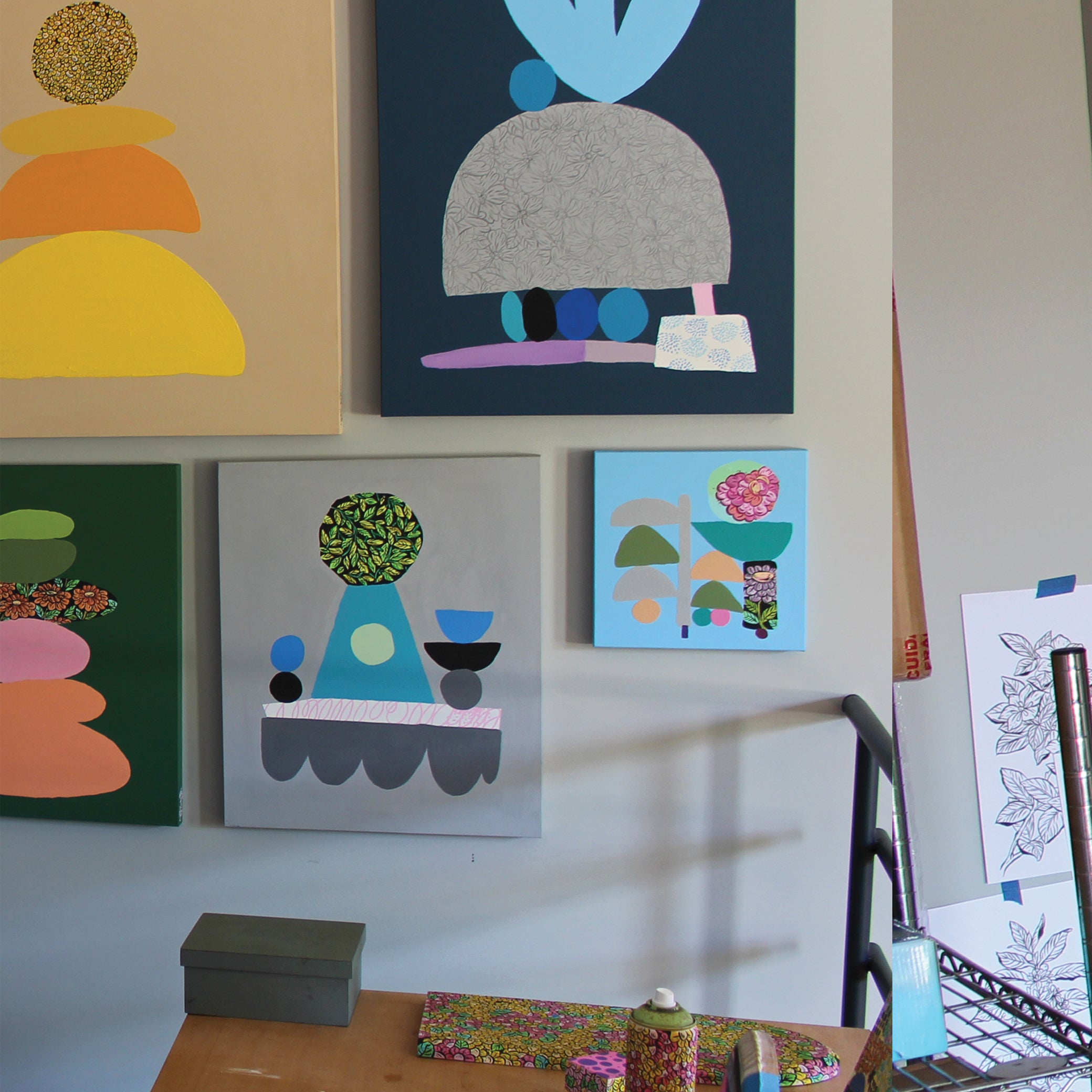 Quadro Ciro Bicudo Modernist Noveau 11 (30x30)