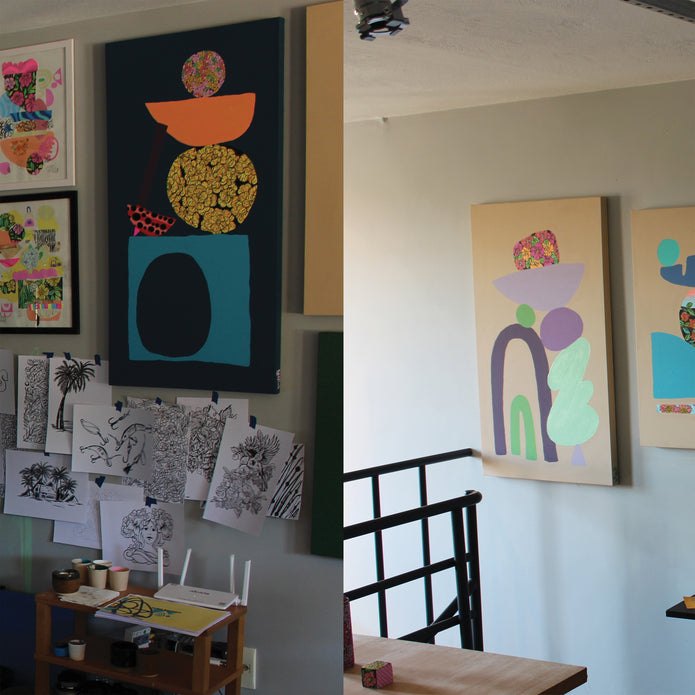 Quadro Ciro Bicudo Modernist Noveau 5 (50x100)