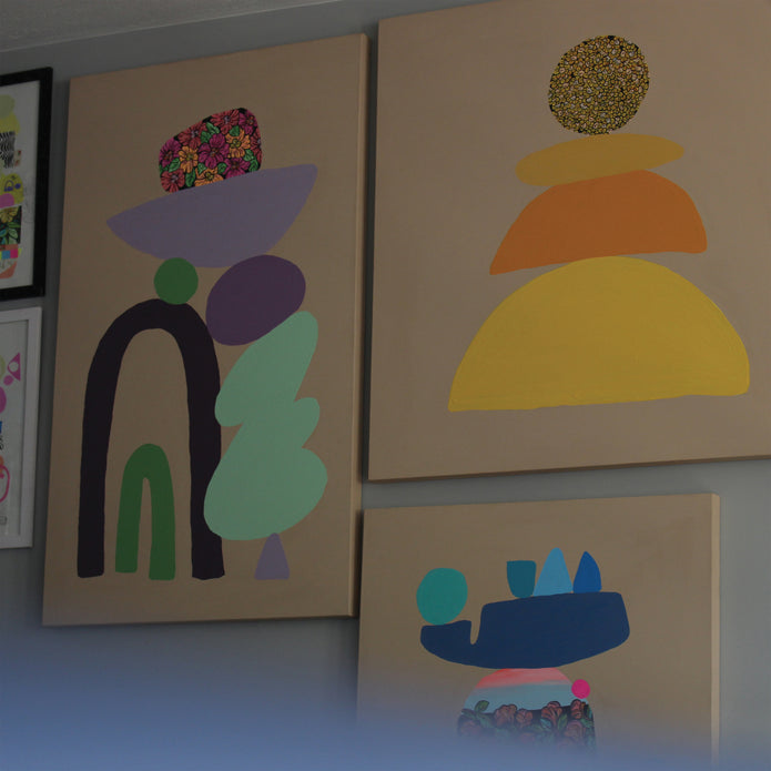 Quadro Ciro Bicudo Modernist Noveau 04 (80x80)