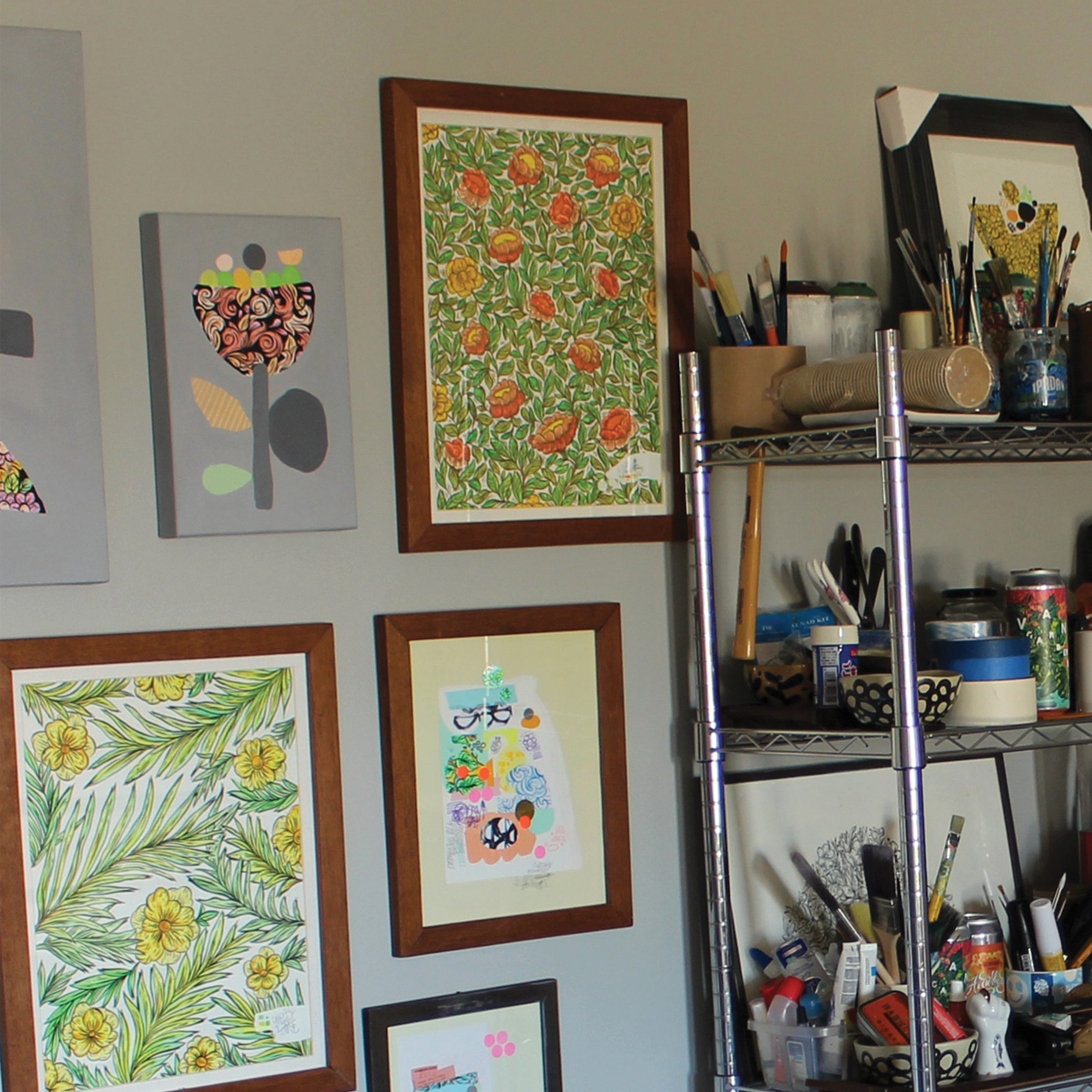 Quadro Ciro Bicudo Modernist Noveau 9 (20x30)