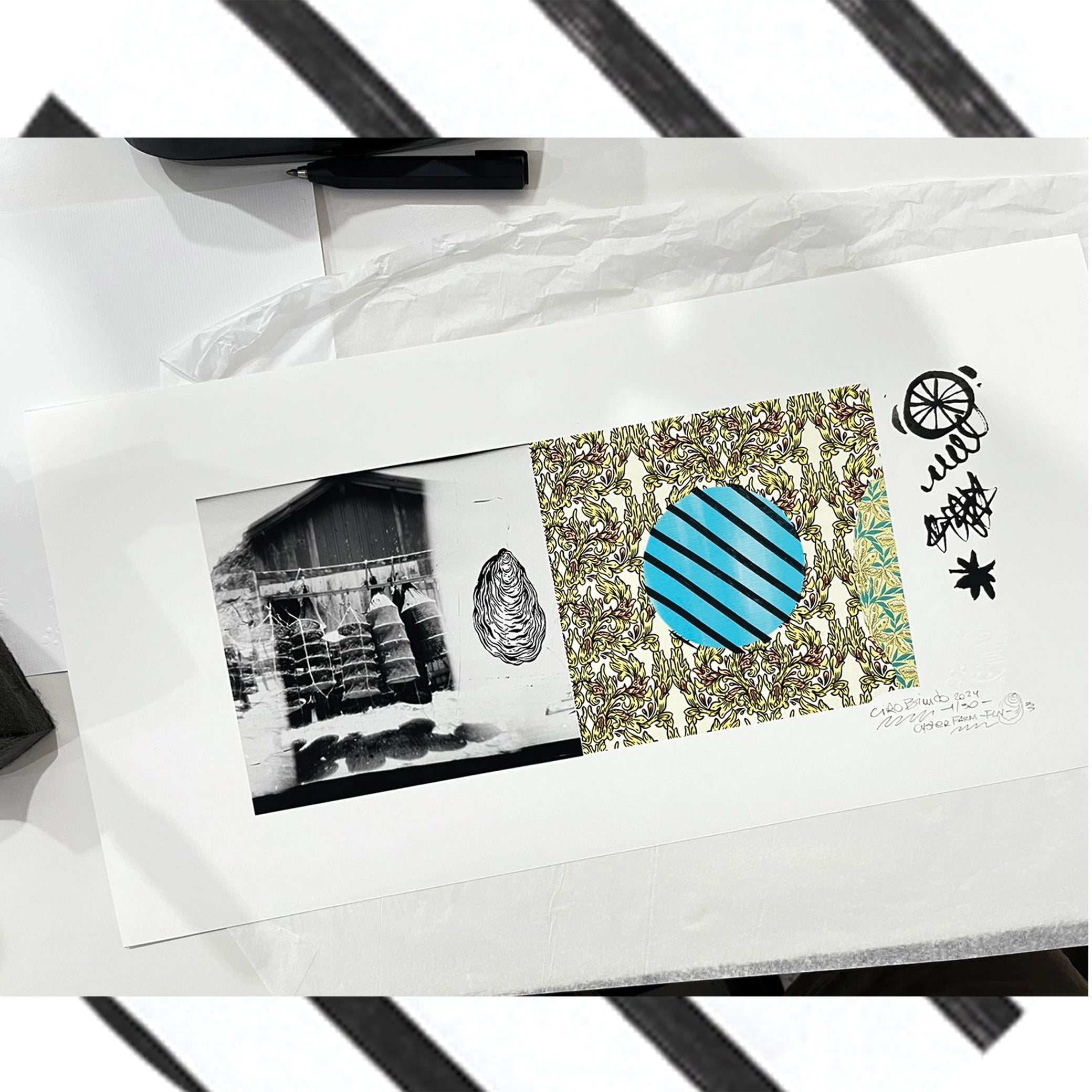 Print Fine Art - Oyster Farm