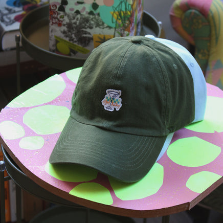 Boné Dad Hat High & Dry — Verde Musgo