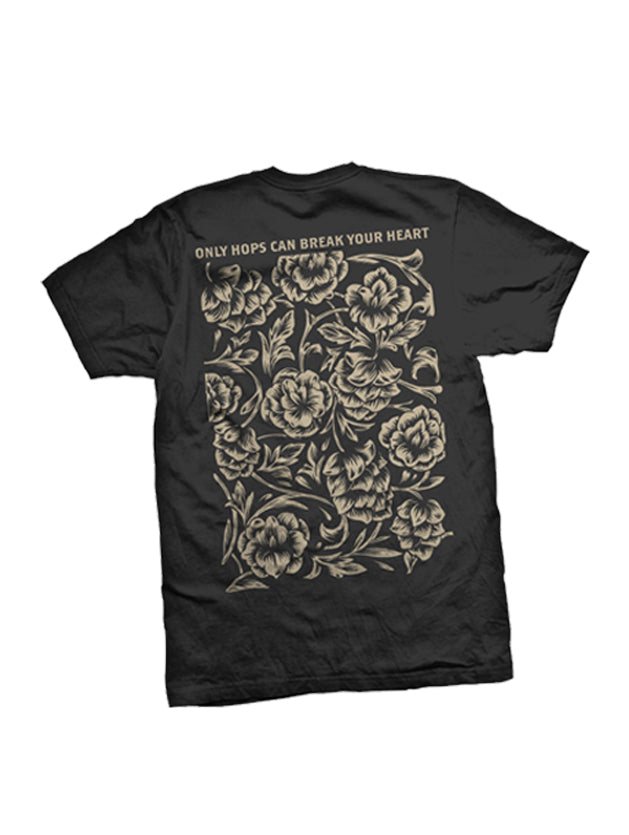 Camiseta Flowerhops Preta