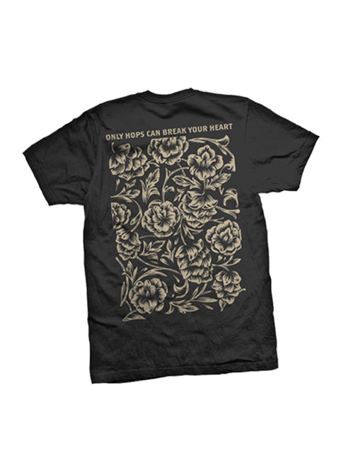 Camiseta Flowerhops Preta
